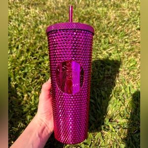 Pink Metallic Venti Starbucks Tumbler
